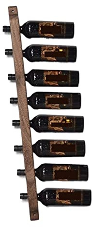 Porte-Bouteilles de vin Mural en Bois If, empilable, pour la Maison, Le Restaurant, Le Bar, décoration (Bleu : A, Taille : 90 cm)