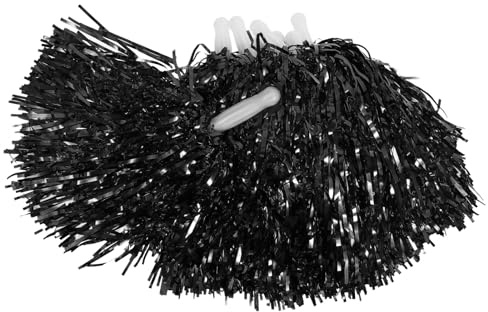 UKCOCO Leuchtende Cheerleader Pompons mit Griff 10 Stück Widerstandsfähiges Material für Wettkämpfe und Anfeuerung