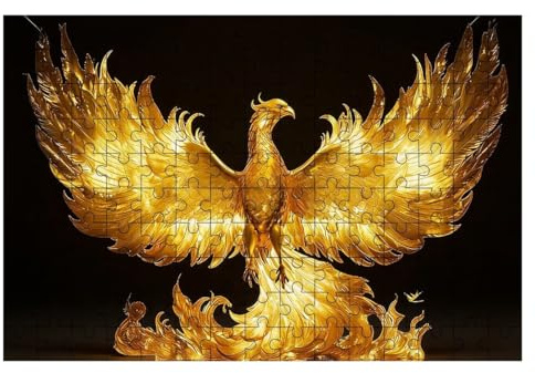 Puzzle 1500 Teile Phönix, Tier Puzzle 1500 Teile Erwachsene, Puzzel für Die Ganze Familie, Klassische Puzzles Geschicklichkeitsspiel, Holzpuzzle für Geschenke für Frauen, Männer, Deko Wohnzimmer -2187
