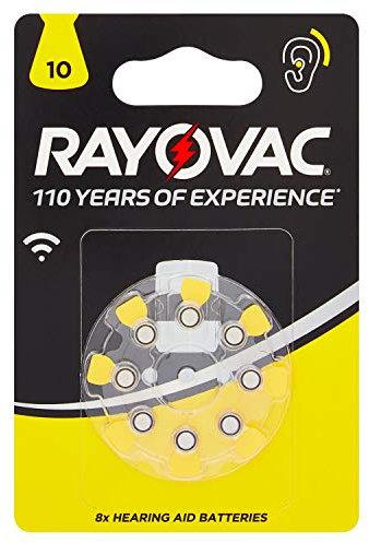 Rayovac Size 10 PR70 Hearing Aid Batteries 8-Pack
