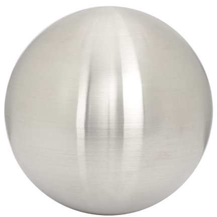 Dehner Edelstahlkugel gebürstet, Ø 15 cm, silber