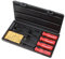 KS Tools 907.2230 - Pack de 4 rascadores de juntas, acodado 10°, en caja de plástico