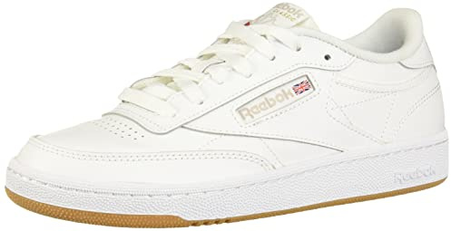 Reebok Club C 85, Scarpe da Ginnastica Basse Unisex - Adulto, Bianco (White/Light Grey/Gum), 42.5 EU