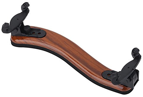 Alomejor Soporte para Violín Ajustable, Diseño Ergonómico, Almohadilla de Hombro con Espuma, Pies de Goma Antideslizantes for Estudiantes, Profesionales, y Práctica Diaria