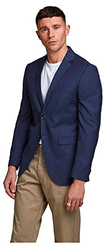 JACK & JONES Jprfranco Blazer Noos, Uomo Camicia casual, Dark Navy, 54