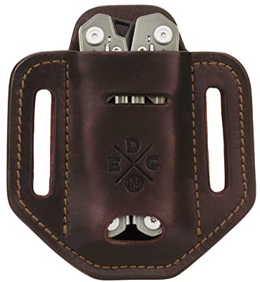 1791 EDC Multitool Sheath, American Leather, Multitool Pouch for Belts, Compatible with Heavy Duty Leatherman, SOG and Gerber Multitools