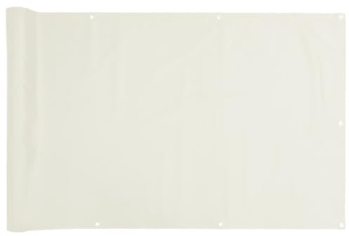vidaXL Paravento da Giardino Bianco 500x120 cm in PVC, Rotolo di Recinzione, Striscia di Recinzione, Recinzione da Balcone, Schermo di Recinzione