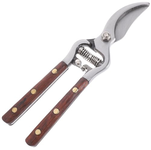 VICASKY Ciseaux de Jardin Professionnels à Main en Acier Carbone, Poignée Ergonomique Antidérapante, Taille-Haies pour Fleurs et Arbustes, Outil D’élagage Pratique pour Jardinage