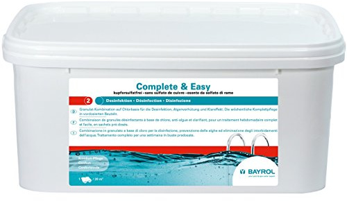 Bayrol Complete & Easy 4199295 - Trattamento completo per acqua a base di cloro, 2,24 kg