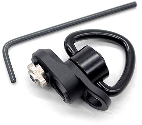 Trirock Mlk Sling Swivel Heart-shape loop with Push Button QD base & Sling Mount with a Hole for Snap Clip Hook Spring