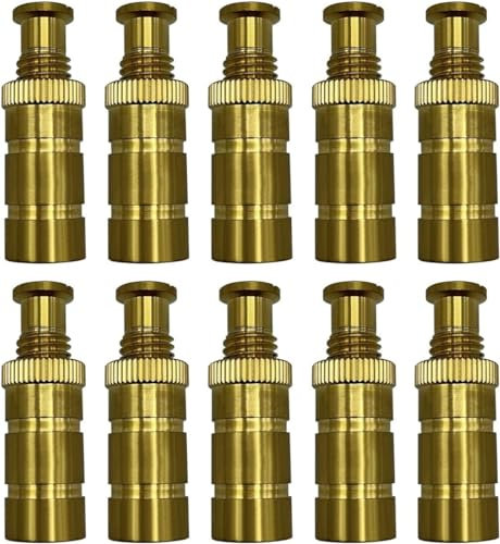 Poolzilla Pool Safety Cover Brass Anchors for Concrete and Pavers - 10 Pack - Universal Fit