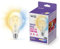 WiZ Tunable White LED Lampe, Globe, E27, 60 W, transparentes Vintage Design, dimmbar, warm- bis kaltweiß, smarte Steuerung per App/Stimme über WLAN
