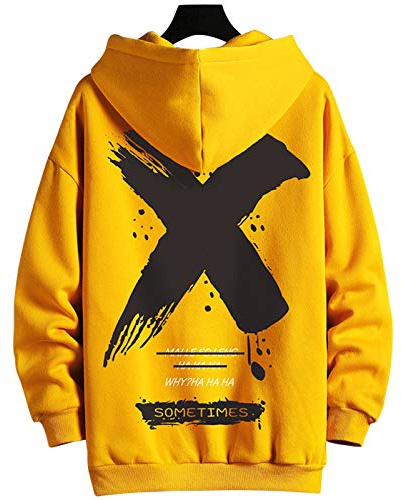 Moshtashio Sudaderas Hombres con Capucha Deportiva Manga Larga Hoodie Casual Unisex Pullover
