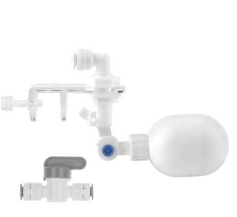Joyzan Regolatore di Riempimento, Automatico Osmoregolatore Acquario Marino Riempitore Acqua Automatici Acquari Riempire Sistema Montaggio su Valvola Galleggiante Regolabile per Stagni Allevamenti