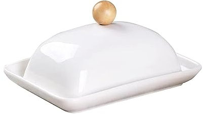 Burriera Burriera in ceramica Portaburro con coperchio Scatola for burro in ceramica Contenitore for burro con contenitore for burro Contenitore 1pc Controsoffitto