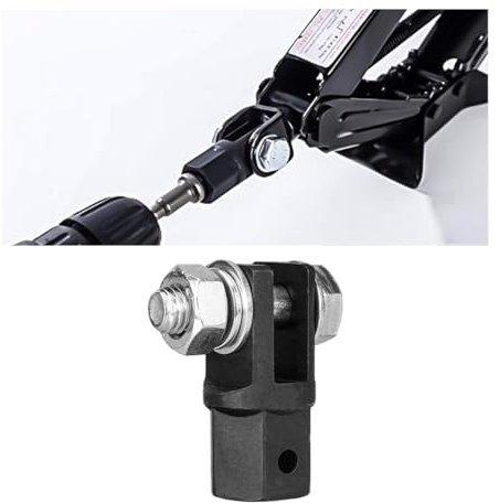 Suvnie Scherenwagenheber Adapter, Scherenwagenheber Bohrer Adapter für 1/2 Zoll Driver Schlagschrauber oder 13/16 Zoll Lug Wrench Universal Scherenwagenheber Anschluss für Wagenheber RV Anhänger