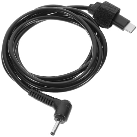 TOGEVAL USB C-zu Dc Netzkabel Flexibles Pvc Kupfer Ladekabel für Konsole und Dc Geräte Sichere Stromversorgung Schwarz