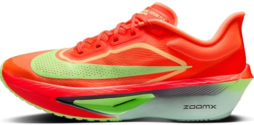 NIKE FN8455-601 Zoom Fly 6 Donna, Bright Crimson/Cave Purple-Lime Blast EU 40