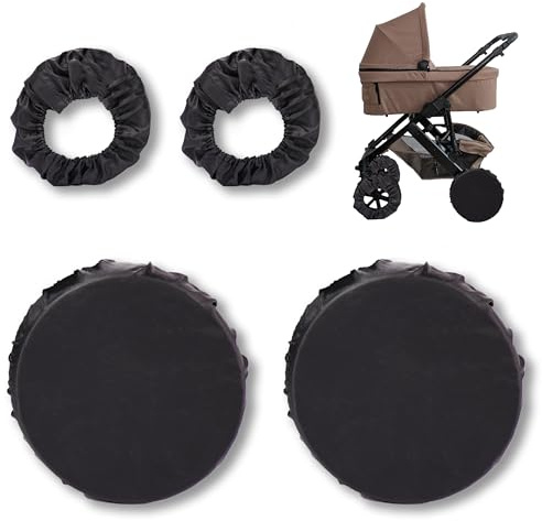 Zamboo Copriruota Passeggino Set 4 Coperture – Nero