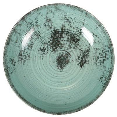 La Mediterránea Assiette creuse 23cm Aspe Turquoise 6 pièces