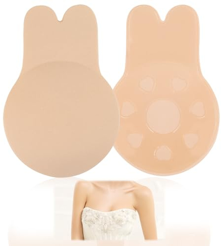 Riybyds Reggiseno Adesivo Invisibile Senza Spalline, Effetto Push-Up e Design Discreto, Riutilizzabile e Confortevole,per Abiti da Sposa e Vestiario Senza Schiena