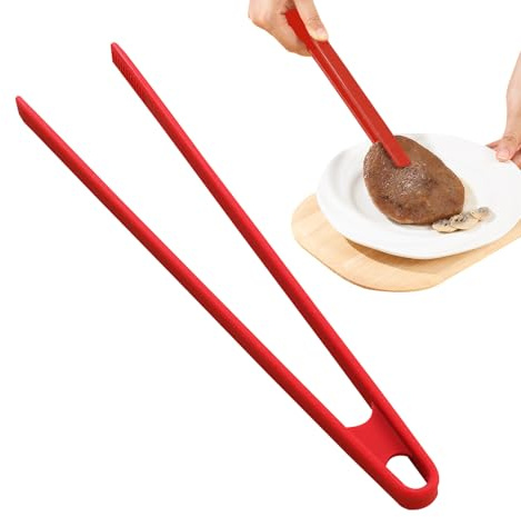 Pinza in silicone – Pinza da cucina resistente al calore, non graffia – Grabber | Utensili BBQ Food Gripper ad alte prestazioni, pinze leggere per arrostire, cuocere e arrostire