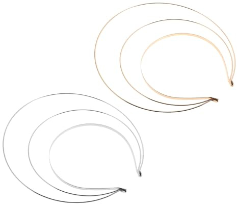 SAFIGLE 2stücke Dreilagiger Goldener Halo-kronen-haarschmuck aus Metall für Damen Diy-kostüm-accessoires für Halloween Hochzeit Cosplay und Hanfu