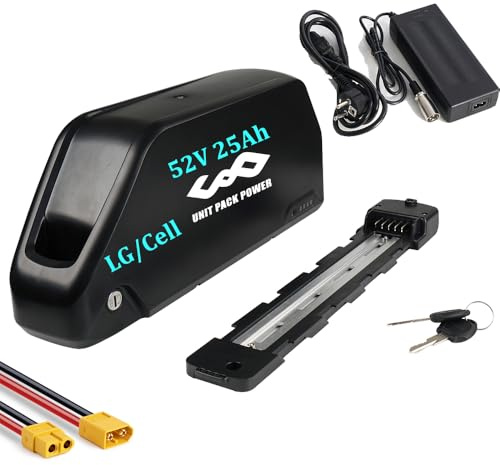52V 25Ah Batterie de vélo électrique pour 500W 1000w 1500w 2000w Motor