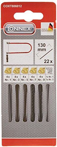 Connex Laubsägeblatt Holz/Metall Taifun, 22 Stück, COXT806012