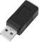 BeMatik - Adaptador USB Tipo A Macho a USB Tipo B Hembra