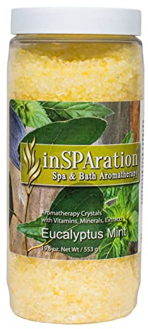 InSPAration Spa/Bath Crystals - RX Formula - Choose from 12 scents (Scented, Eucalyptus Mint)