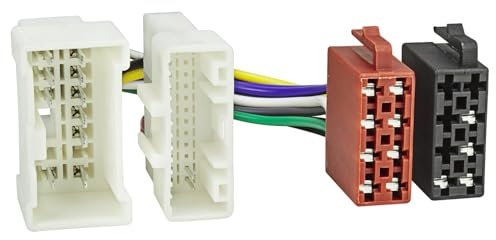 tomzz Audio 7009-000 Radio Adapter Kabel kompatibel mit Dacia ab 2012 Renault ab 2012 Mercedes Citan Smart ab 2014 auf 16pol ISO Norm (Fzg. mit 2 Steckern 12/24 polig)