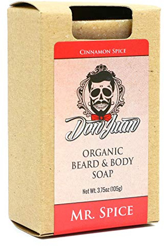 Don Juan Mr. Spice Organic Beard Face Soap Bar 3.75 Oz.