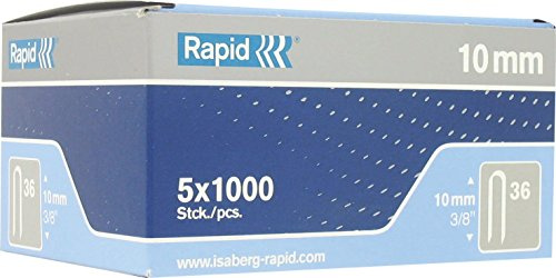 Agrafe Kabel Spitzen unterschiedliche N ° 36 Rapid Agraf – Höhe 10 mm – 5000 Heftklammern