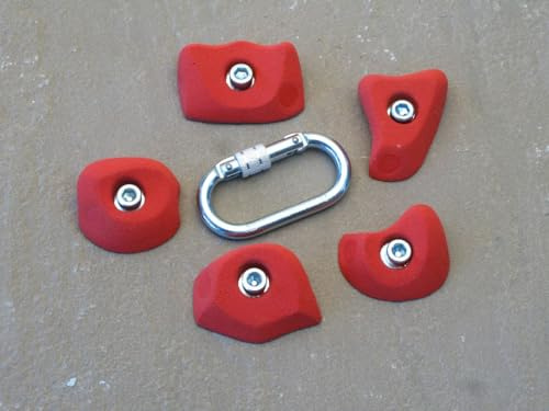 Klettergriffe Set Pön 5 Stück - KS 306-310 (Schwarz)
