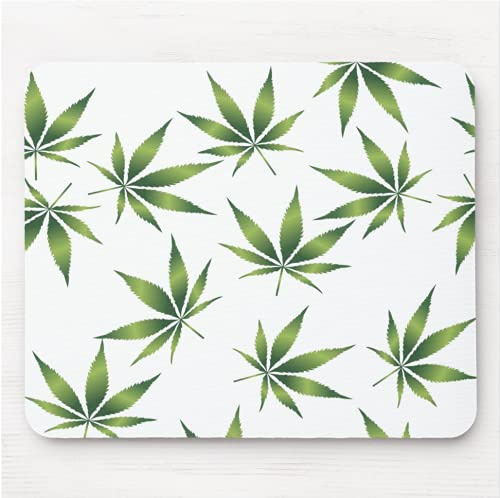 Tapis de Souris Humour Cannabis 2 Message drôle Travail. Idée Cadeau Original Feuille pour Amis Couple Collègue Homme Femme Pote Geek pour Anniversaire Noël ou pour Le Plaisir. Souriez au Bureau.