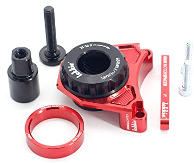 windmeile | Lekkie BB86/92 Adapter Kit, Rot, für Bafang BBS01 BBS02 BBSHD, für Lekkie V1, V2.1, V2.5, V3.1 und Bafang Kurbeln, E-Bike, Pedelec