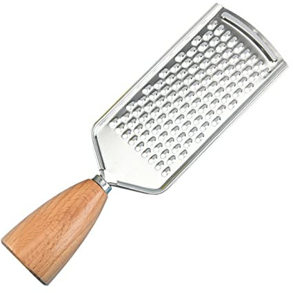 KICHOUSE Râpe à Légumes Acier Inoxydable avec Poignée Ustensile de Cuisine pour Éplucher Pommes de Terre et Râper Légumes