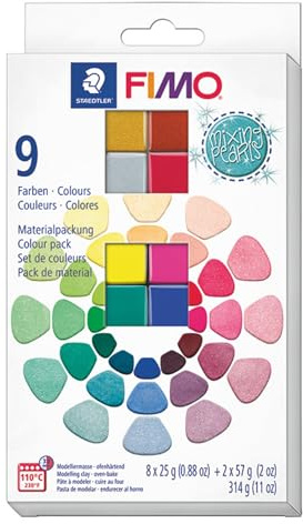 STAEDTLER 8013 C10-1ST modelleringsmassa, guld, silver, standard