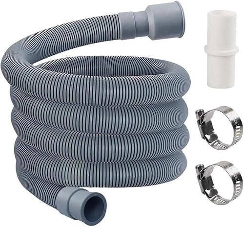 LSSEDA Drain Hose,Replacement Drain Hose,Deodorant Washing Machine Dishwasher Pipe Connector Tools Sealing Plug Trap Telescopic Sewer Pipe Accessories for Dishwasher,(Color:2m, Length:200cm)