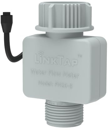 LinkTap Micro-Durchflussmesser - Kompatibel G2S und G2 Wasserzeitschaltuhren, Ideal für Tröpfchenbewässerung (0,2-5 LPM)…