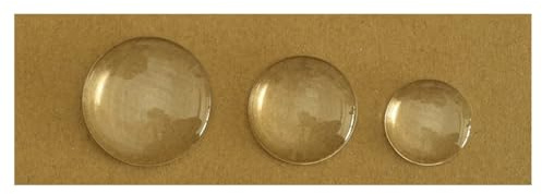 Prismen & Kaleidoskope 3 Stück 6, 8, 10, 12, 13, 14, 15, 16, 20, 25, 30 mm, Mini-optische Linse, LED-Optik, konvex, kondensierend, Stager, keine Stufen/keine Randlinse Optik-Kits für den naturwissensc