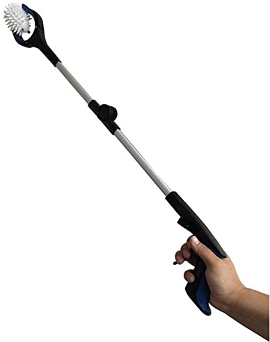 Youding - Pinza plegable para mano retráctil | Bastón de entrada plegable de ahorro de espacio | Pinza ergonómica ligera para suelos, muebles y debajo de las camas.