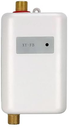 Chauffe-eau instantané, Chauffe-eau Électrique Instantané Sans Réservoir, Chauffe-eau Sous L'évier For Le Lavage De Et De La Salle De Bain(Package 1-White)