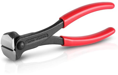 8 Inch Nail Puller End Cutting Pliers, High Leverage End Cutting Nipper, Carpenters Pincers, End Snips for Pulling Nails or Cutting Wires