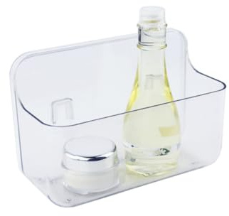 MAGICLULU Piccolo Portaoggetti Da Cucina Porta Bicchieri in Plastica Organizer Multifunzionale Facile Da Rimuovere Non Adatto Per Cucina/bagno