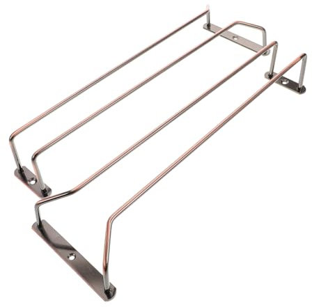 OKUMEYR 2pezzi Portabicchieri Da Vino Sospeso Per Cucina Bar e Ristoranti Design e Stabile Per Appendere
