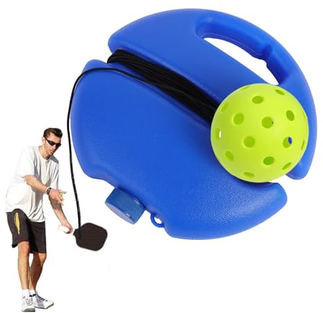 Match Buddy Kleines Trainingsgerät für Ballrückprallübung | Übungsball mit 74 mm Kordel | Flexibler Sporttrainer für Fußball, Tennis, Baseball, verbessert die Re