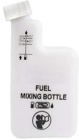 2 Stroke Engine Fuel Oil Mixing Bottle Chain Sorting Trimmer Blower Maintenance Gardening Tool Fuel Mixer 1 Liter Clear Measurement Marking