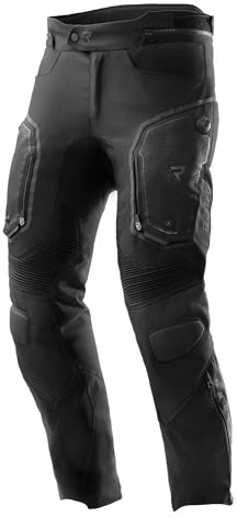 REBELHORN Borg II Motorradhose Herren | Textil | Knie und Hüftprotektoren Stufe 2 | HydraShield PRO In&Out Membran | Belüftungspaneele